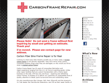 Tablet Screenshot of carbonframerepair.com